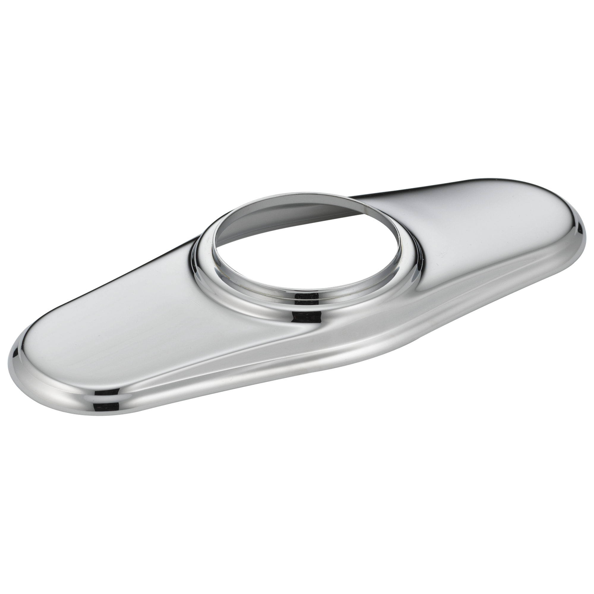 Delta - Escutcheon w/ Gasket - 4" - 1 Hole Bathroom & Bar - Chrome - RP72711