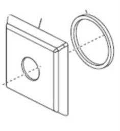 Delta - Spout Flange and Gasket - Spotshield Stainless - RP82132SP