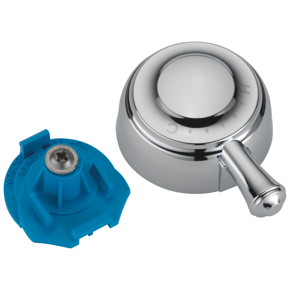 Delta - Temperature Knob & Cover - T17T Integrated Diverter - Chrome - RP84922