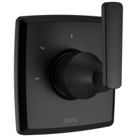 Delta - 3-Setting 2-Port Diverter Trim - Matte Black - T11864-BL