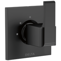 Delta - 3-Setting 2-Port Diverter Trim - Matte Black - T11867-BL