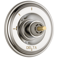 Delta - 3-Setting 2-Port Diverter Trim - Less Handle - Polished Nickel - T11897-PNLHP