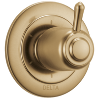 Delta - 6-Setting 3-Port Diverter Trim - Champagne Bronze - T11900-CZ