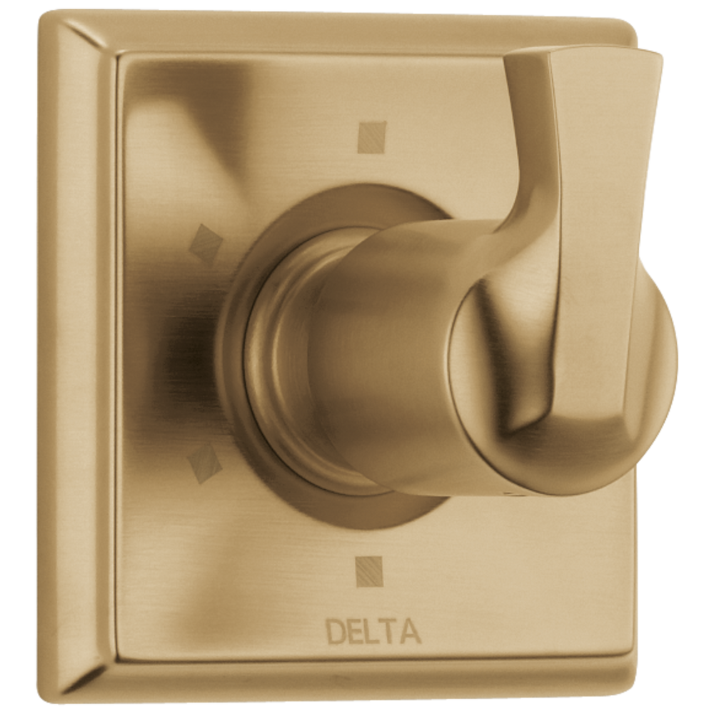 Delta - 6-Setting 3-Port Diverter Trim - Champagne Bronze - T11951-CZ