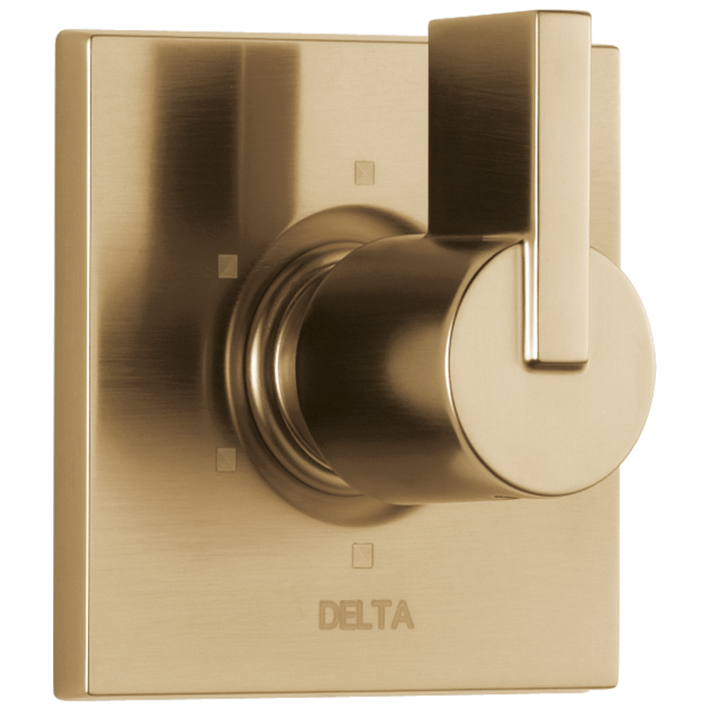 Delta - 6-Setting 3-Port Diverter Trim - Champagne Bronze - T11953-CZ