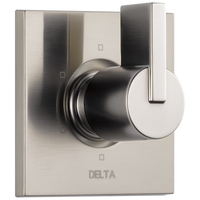 Delta - 6-Setting 3-Port Diverter Trim - Stainless - T11953-SS