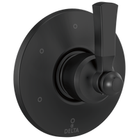 Delta - 6 Setting Diverter Trim - Matte Black - T11956-BL