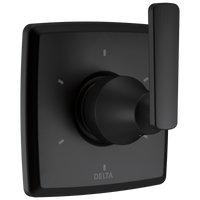 Delta - 6-Setting 3-Port Diverter Trim - Matte Black - T11964-BL