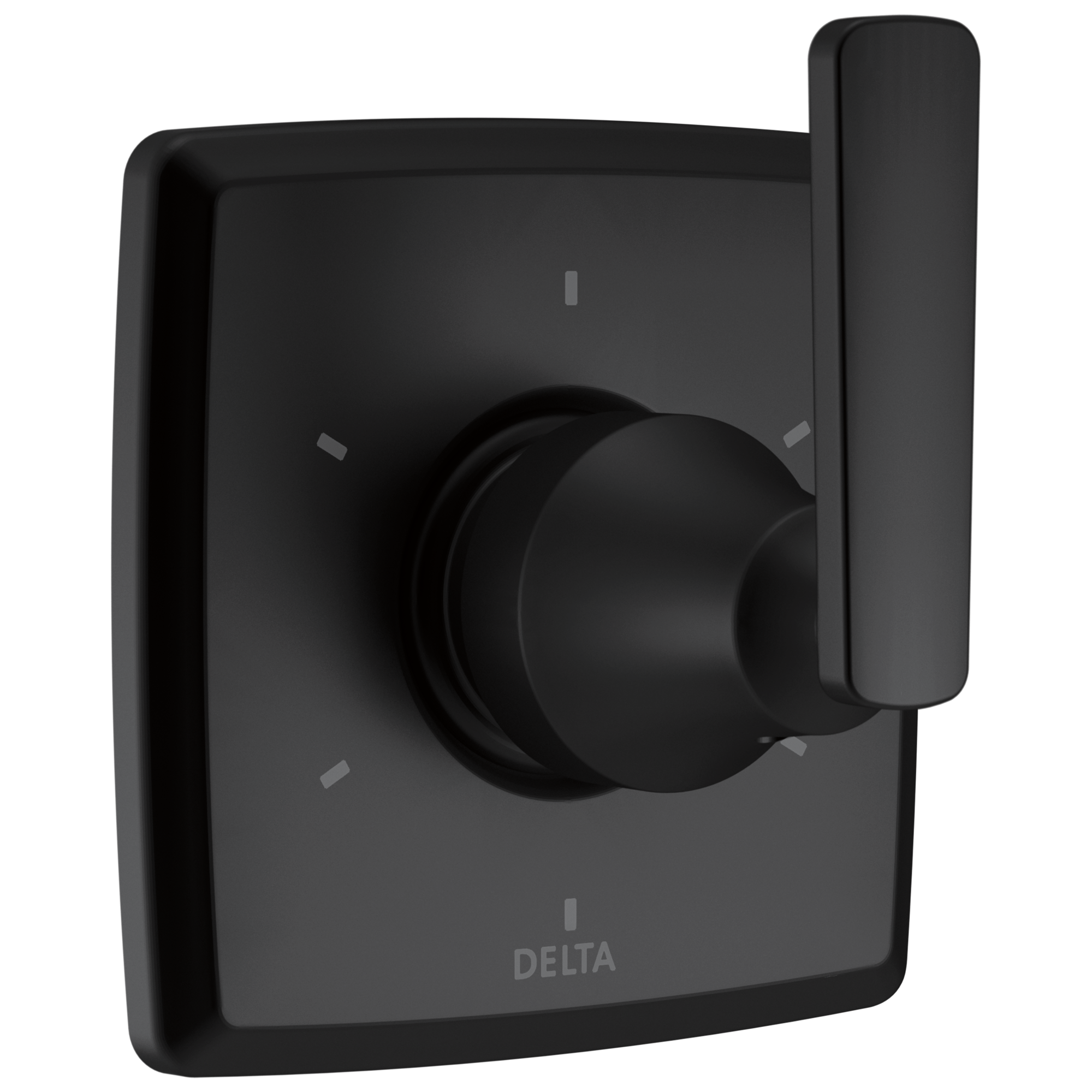 Delta - 6-Setting 3-Port Diverter Trim - Matte Black - T11964-BL