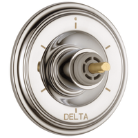 Delta - 6-Setting 3-Port Diverter Trim - Less Handle - Polished Nickel - T11997-PNLHP