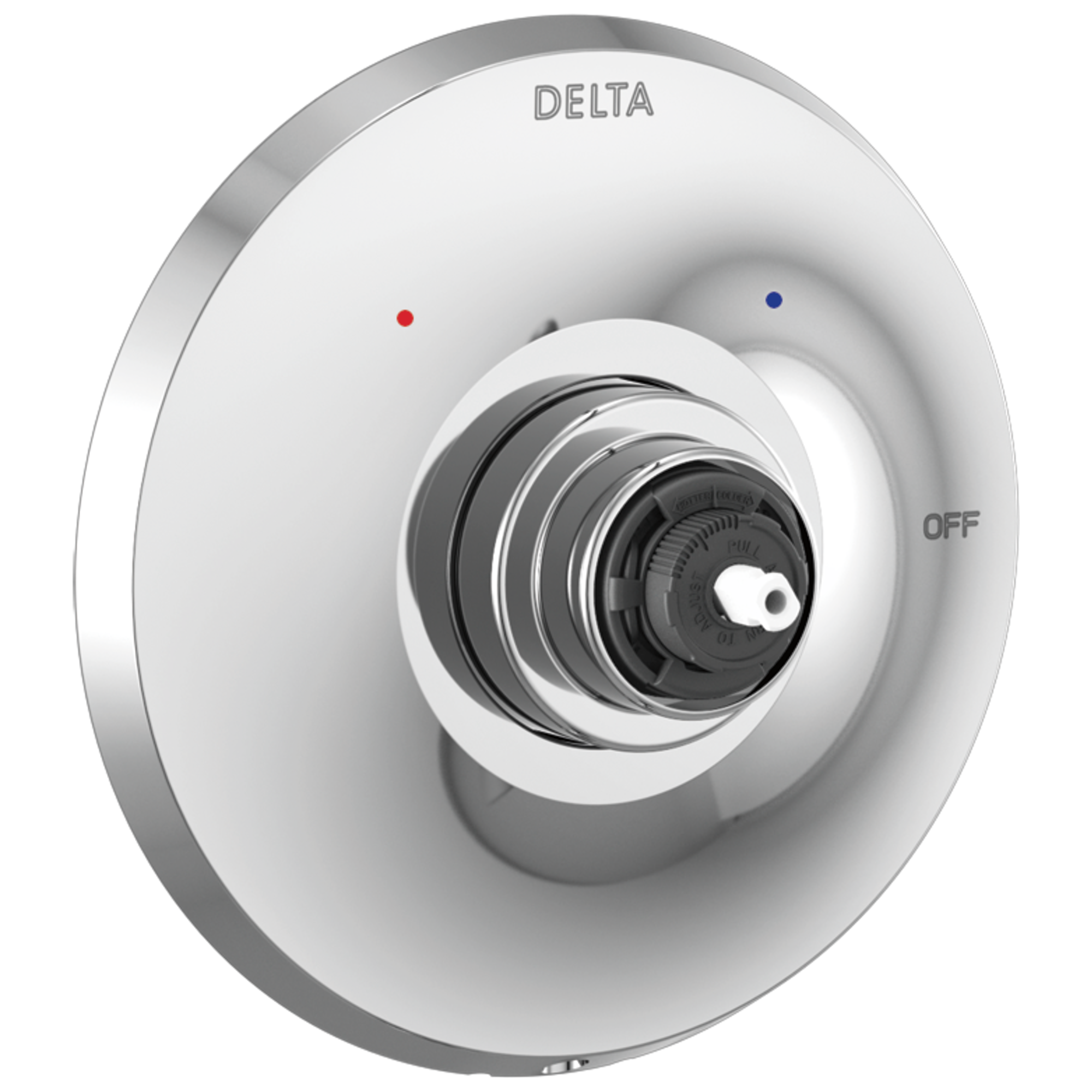 Delta - Monitor 14 Series Valve Only Trim - Less Handle - Chrome - T14056-LHP