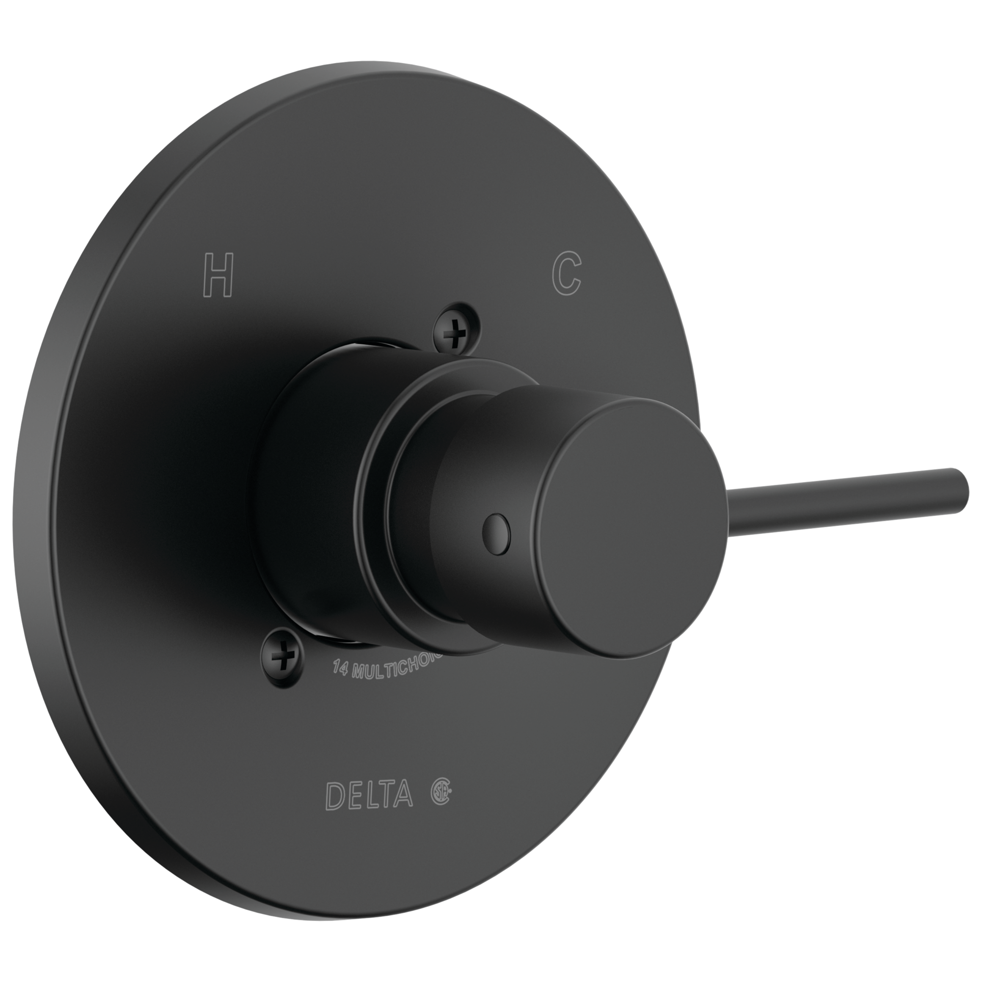 Delta - Monitor 14 Series Valve Only Trim - Matte Black - T14059-BL-PP