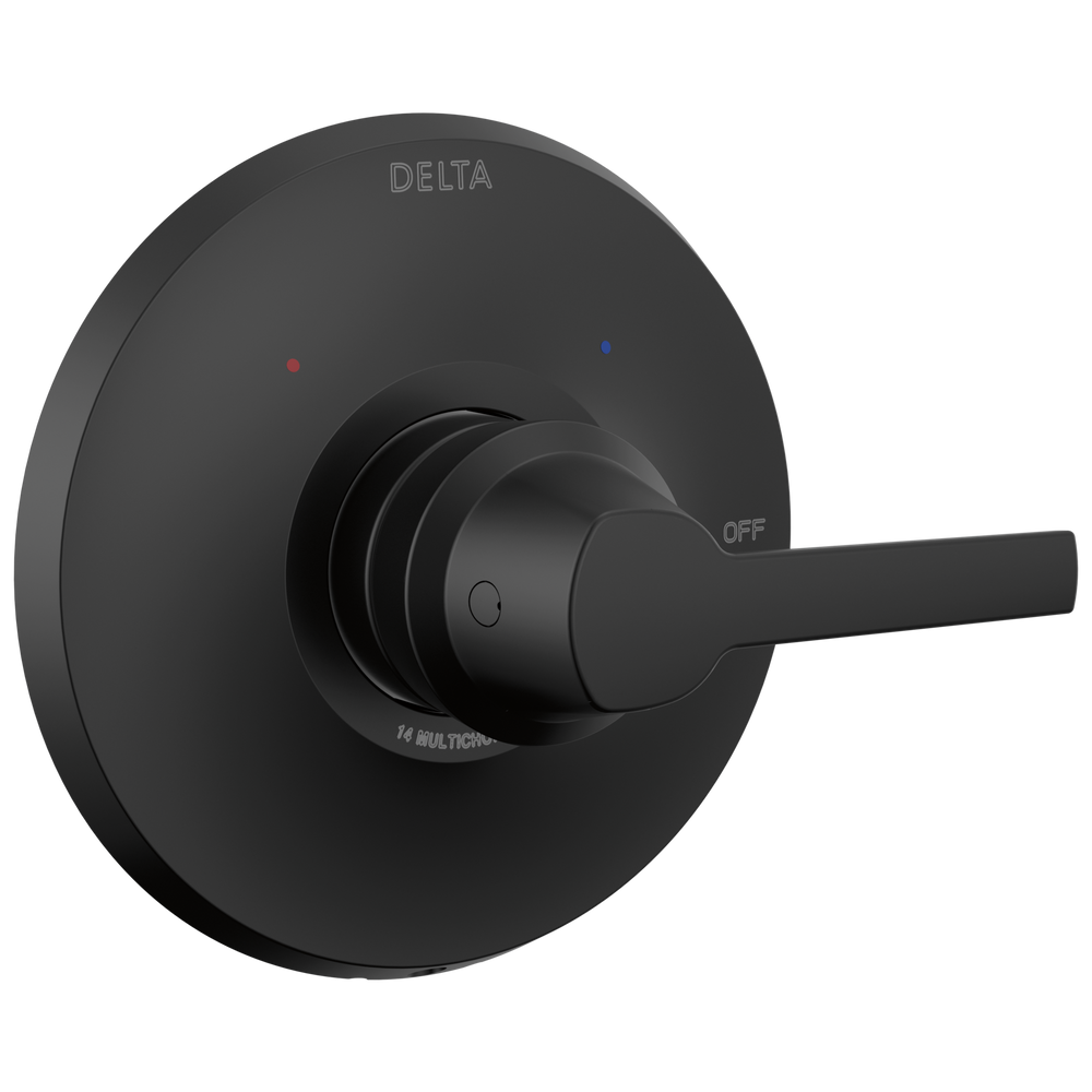 Delta - 14 Series Valve Only Trim - Matte Black - T14072-BL