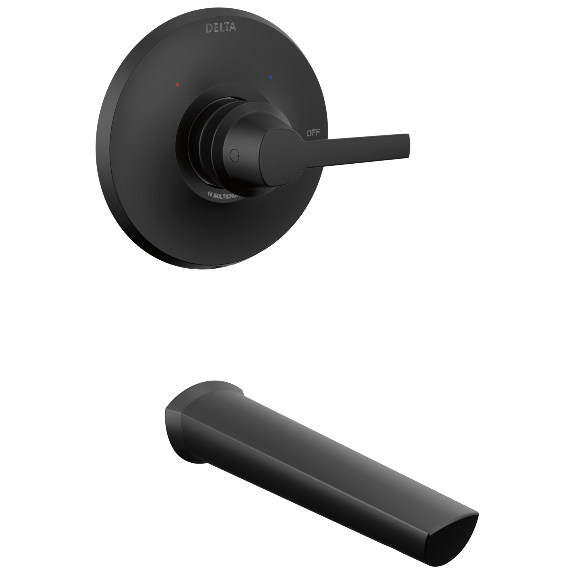 Delta - 14 Series Tub Trim - Matte Black - T14172-BL