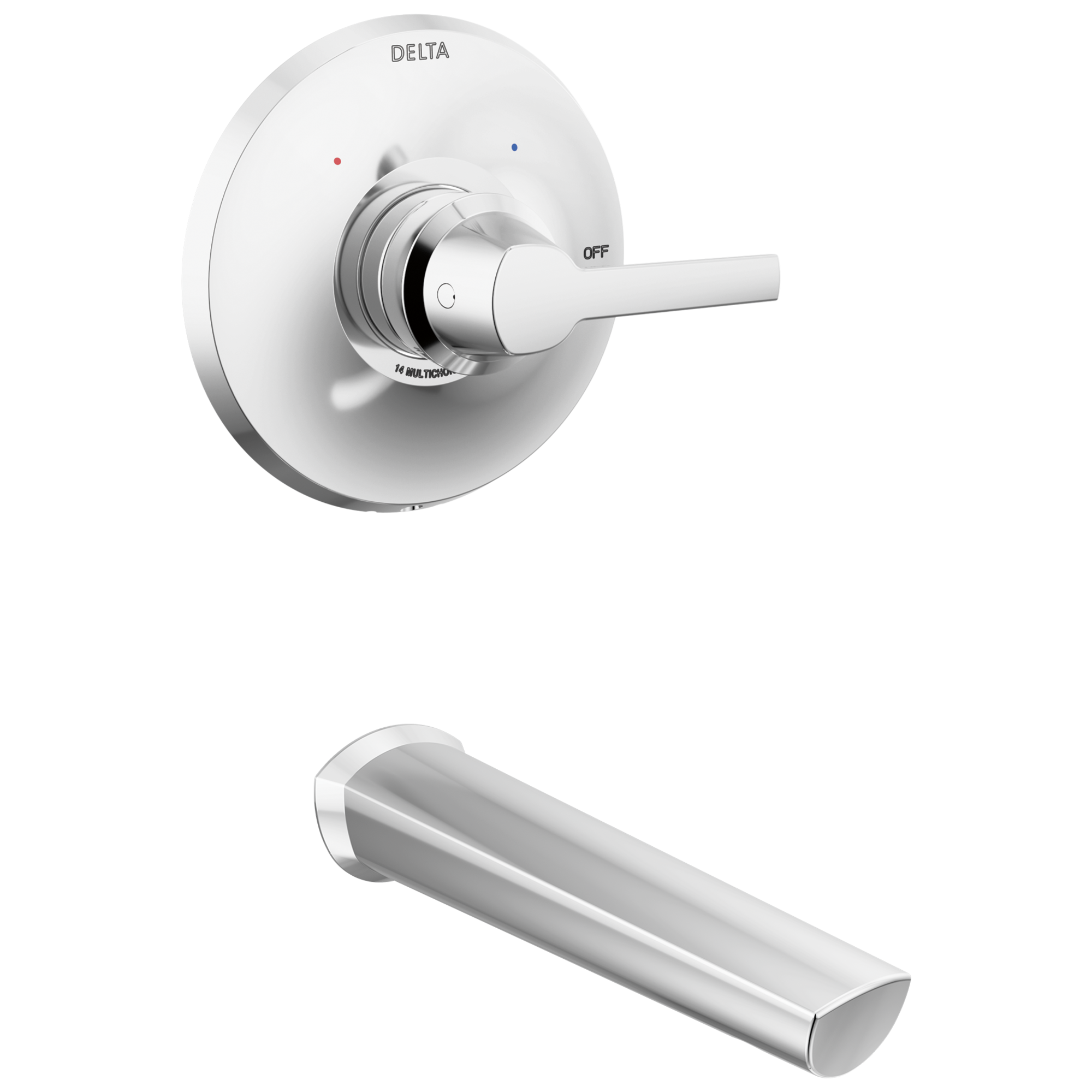 Delta - 14 Series Tub Trim - Lumicoat® Chrome - T14172-PR