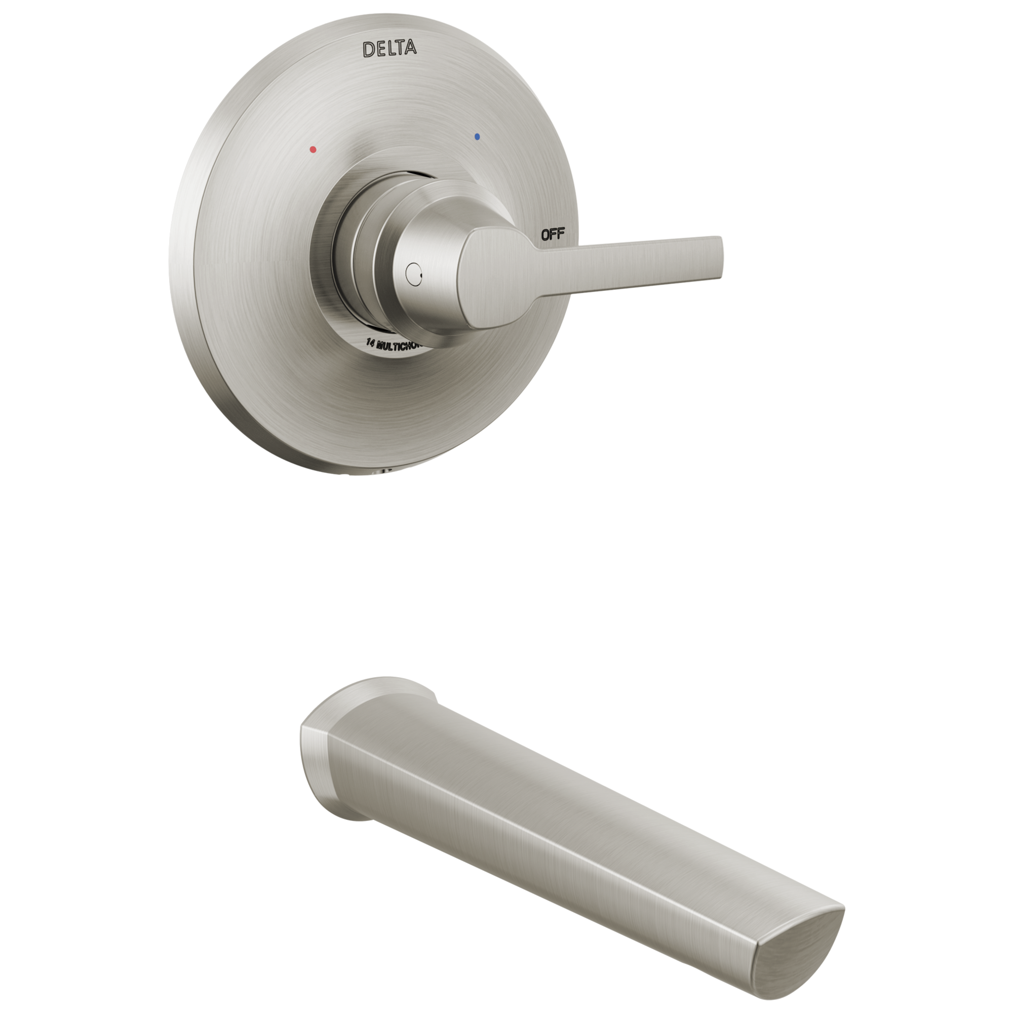 Delta - 14 Series Tub Trim - Lumicoat® Stainless - T14172-SS-PR