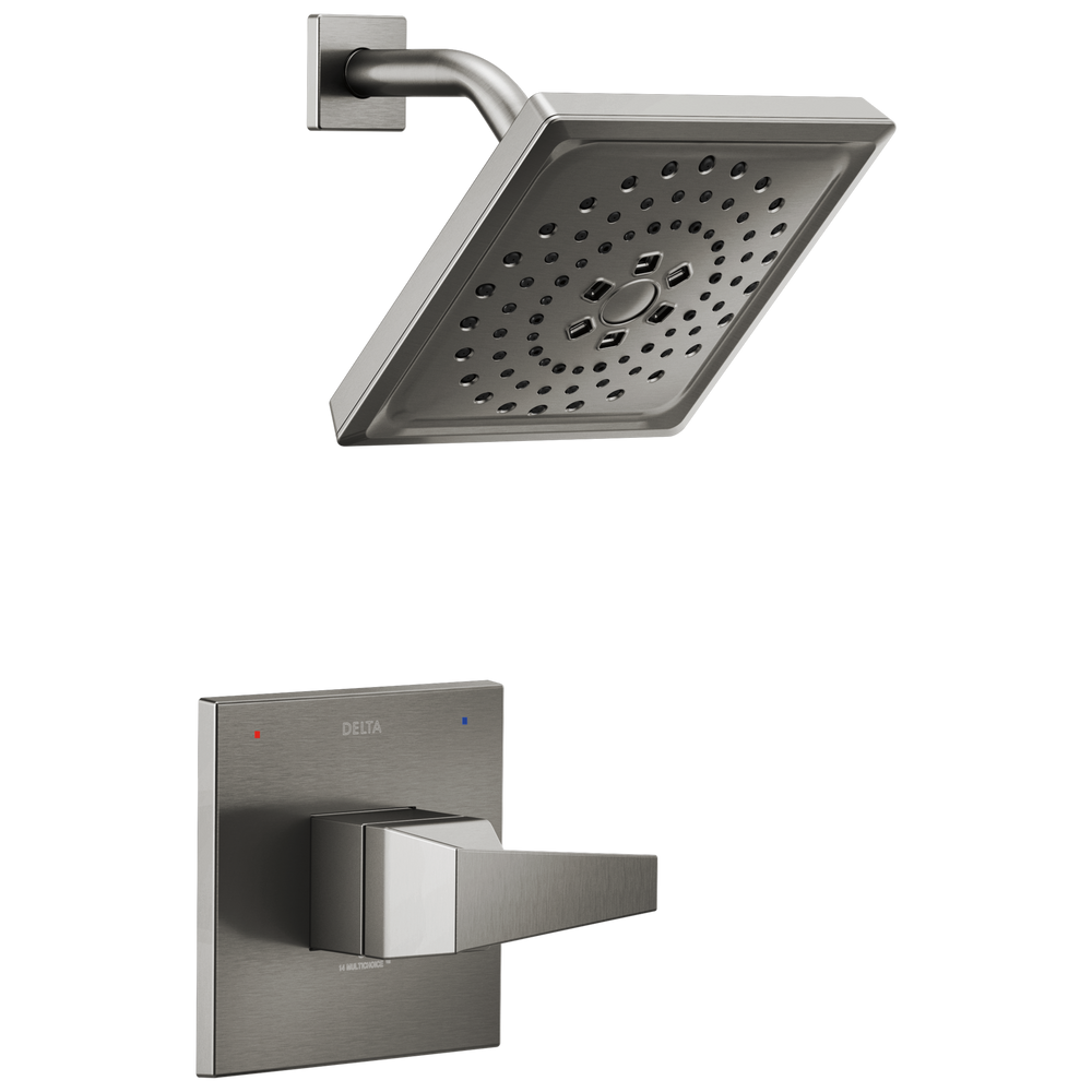 Delta - 14 Series H2Okinetic Shower Only Trim - Lumicoat® Black Stainless - T14243-KS-PR