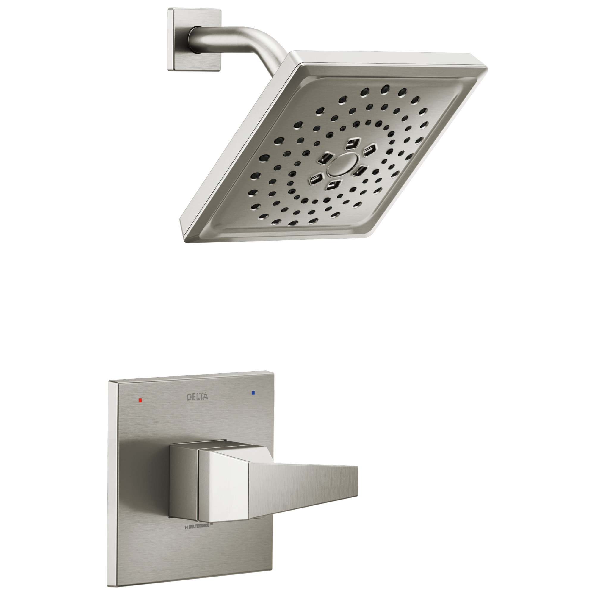 Delta - 14 Series H2Okinetic Shower Only Trim - Lumicoat® Stainless - T14243-SS-PR