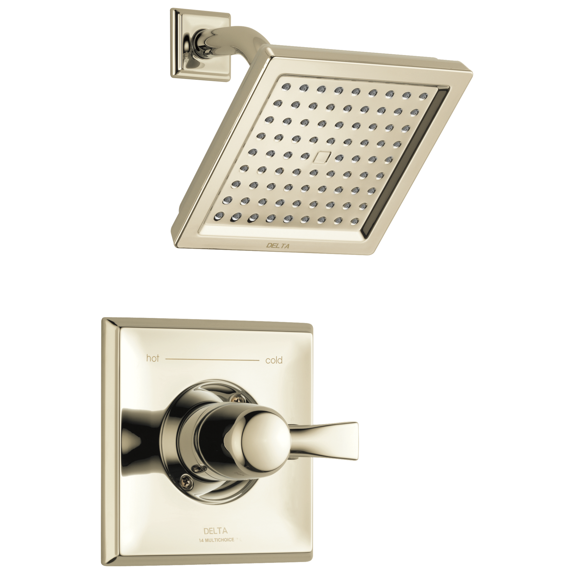 Delta - Monitor® 14 Series Shower Trim - Polished Nickel - T14251-PN-WE