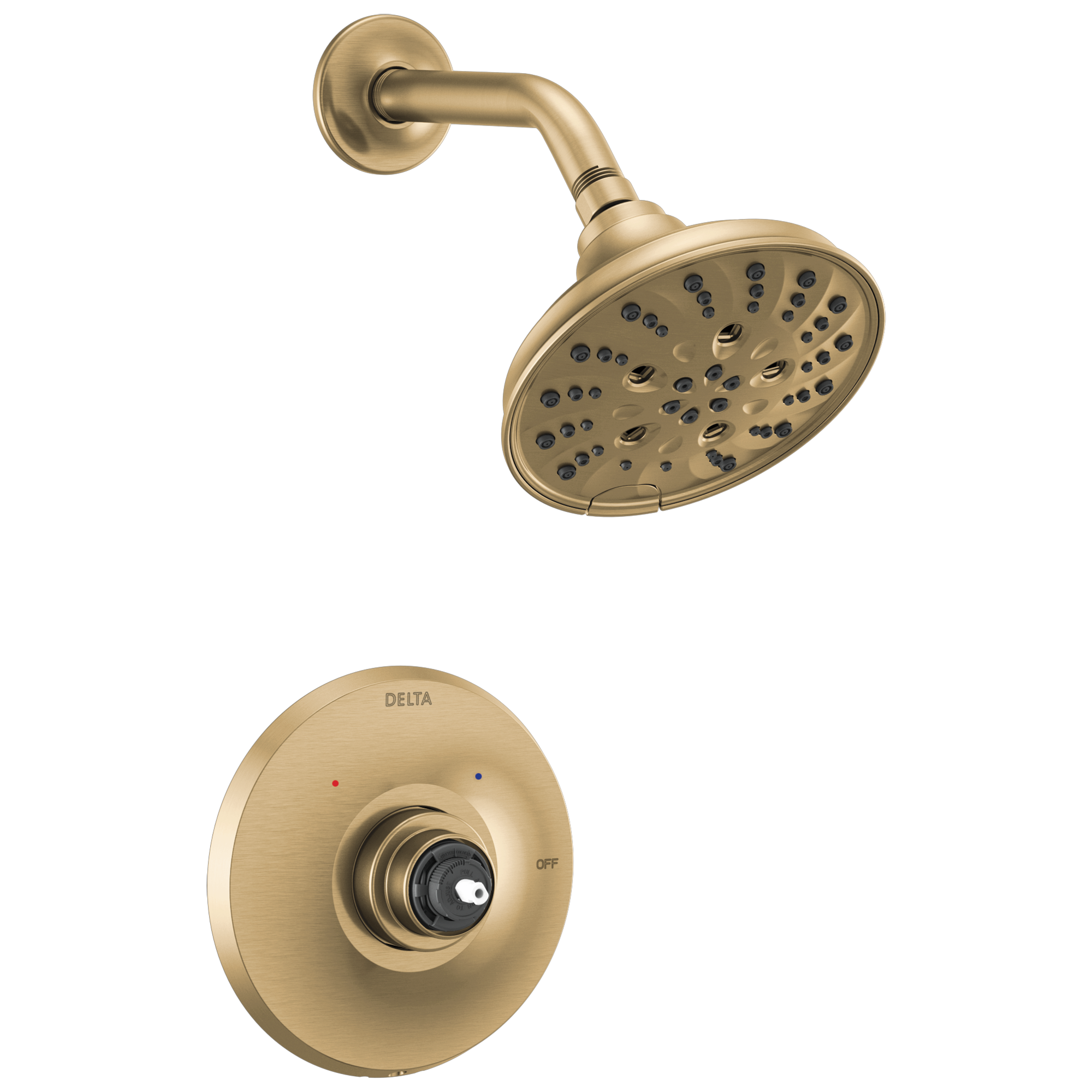 Delta - Monitor 14 Series Shower Trim - Less Handle - Champagne Bronze - T14256-CZLHP