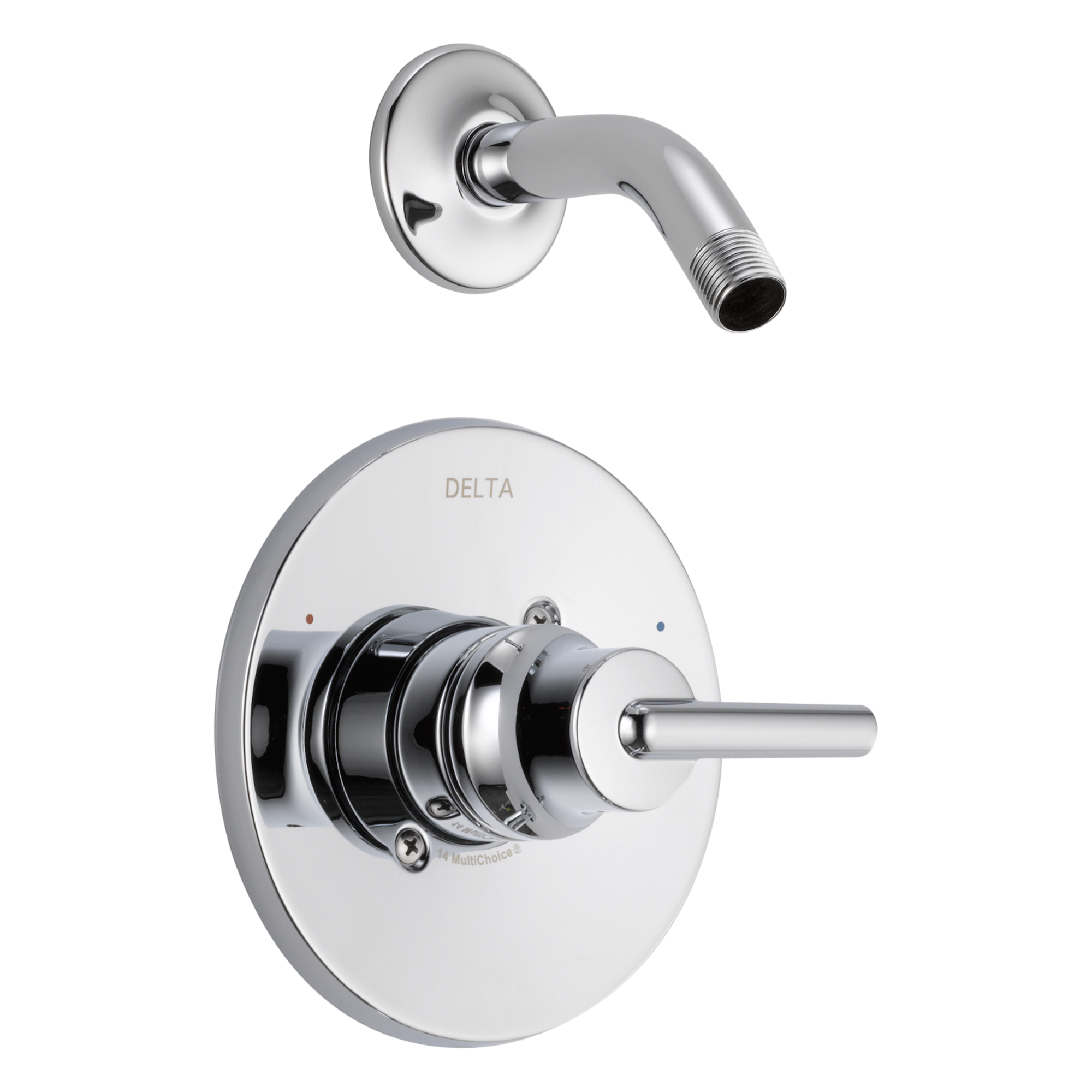 Delta - Monitor® 14 Series Shower Trim - Less Head - Chrome - T14259-LHD