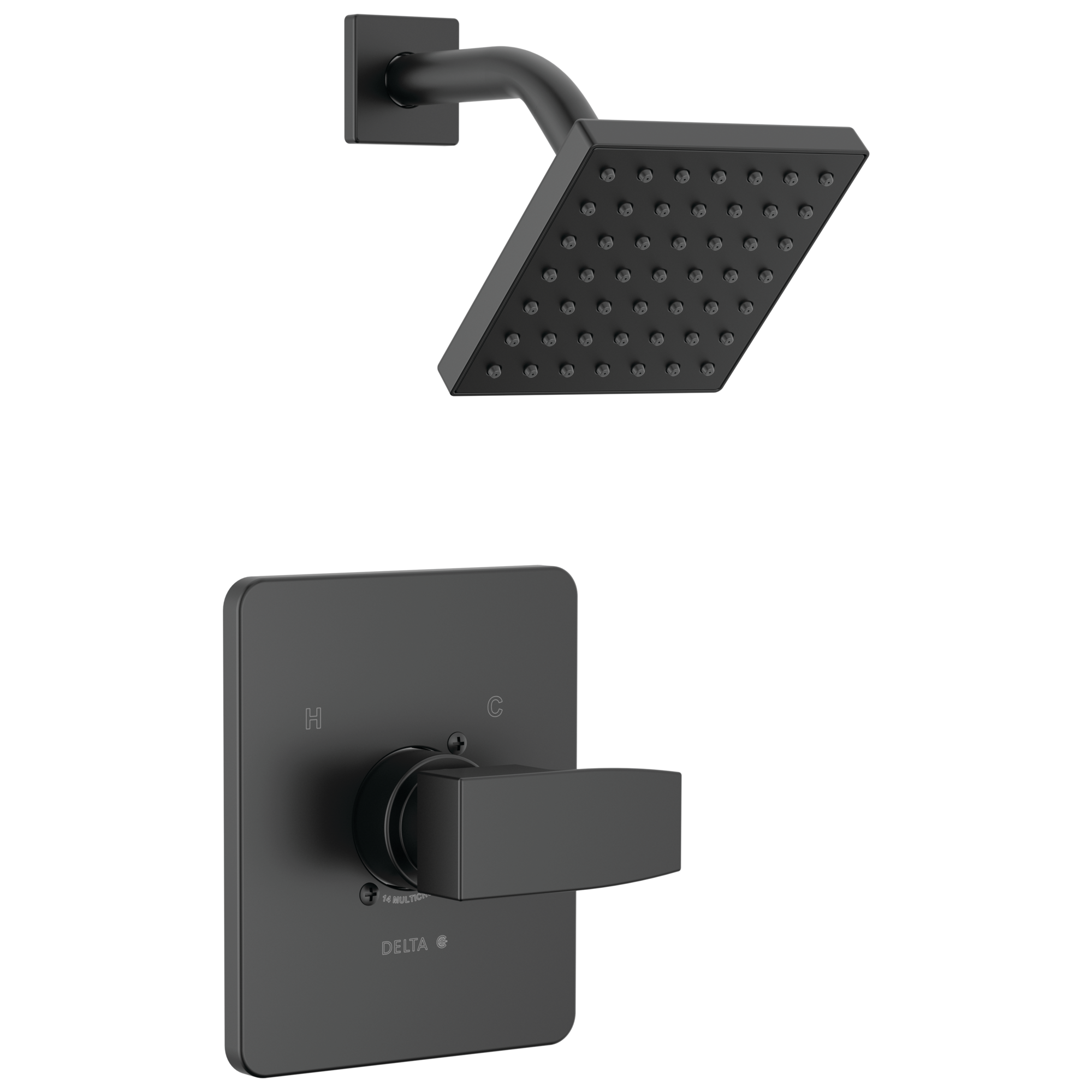 Delta - Monitor 14 Series Shower Trim - Matte Black - T14267-BL-PP