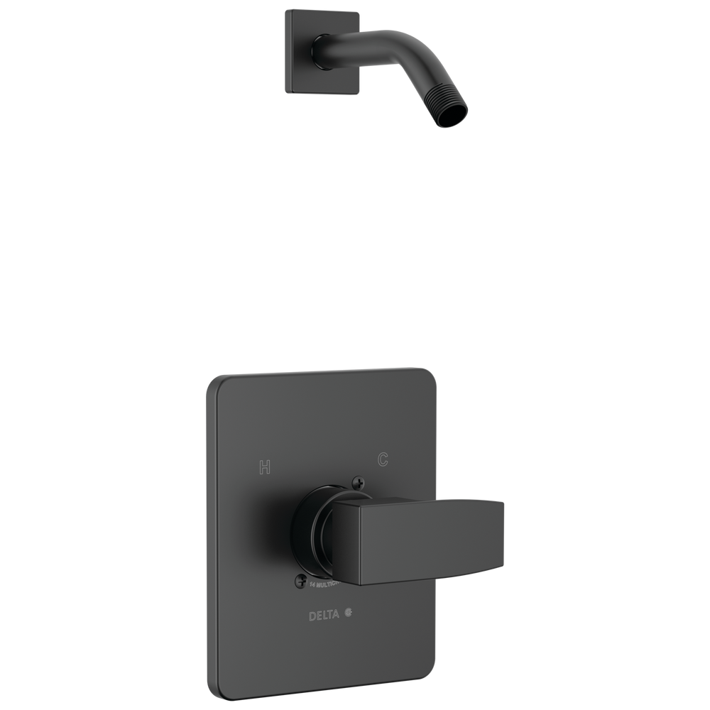 Delta - Monitor 14 Series Shower Trim - Less Head - Matte Black - T14267-BLLHD-PP