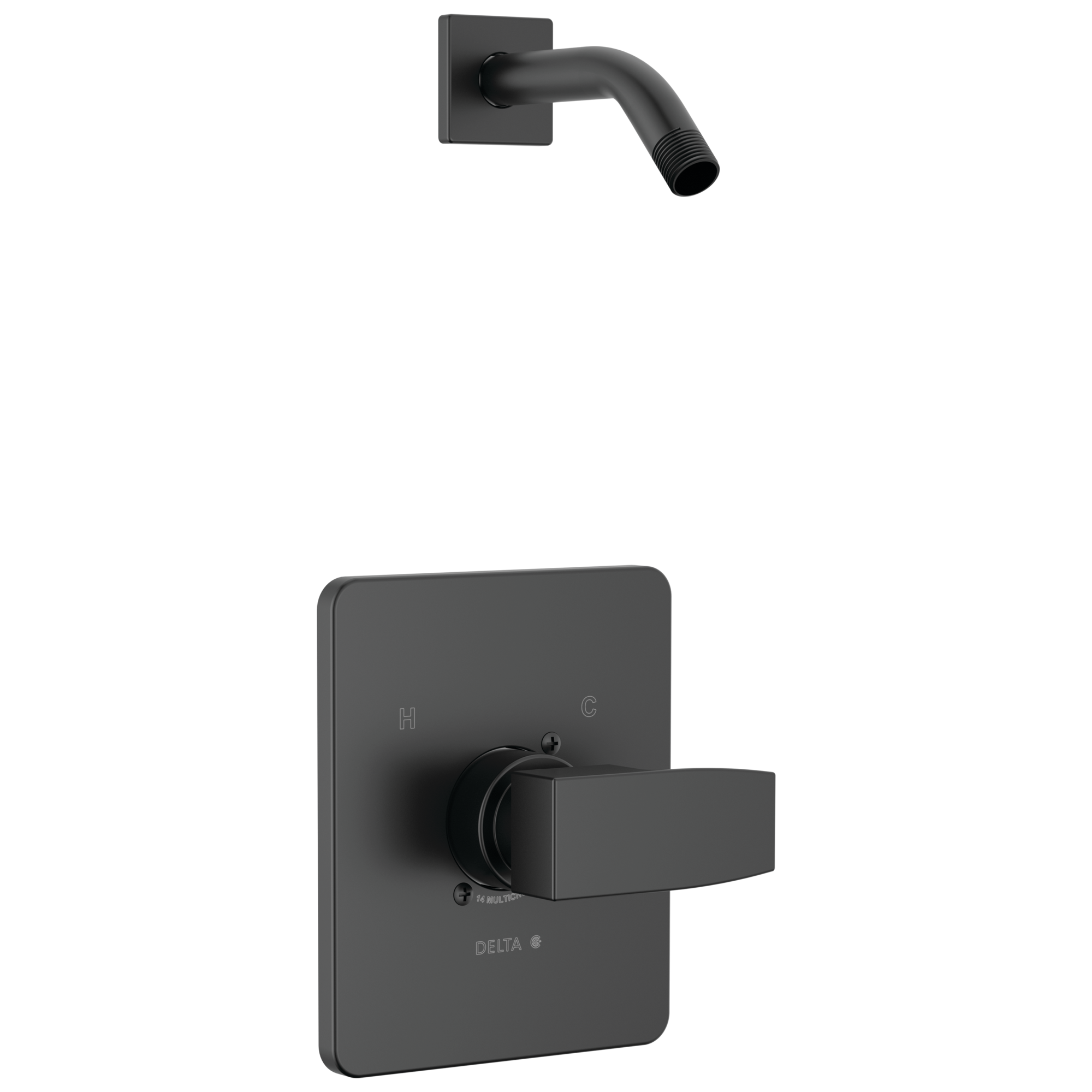 Delta - Monitor 14 Series Shower Trim - Less Head - Matte Black - T14267-BLLHD-PP