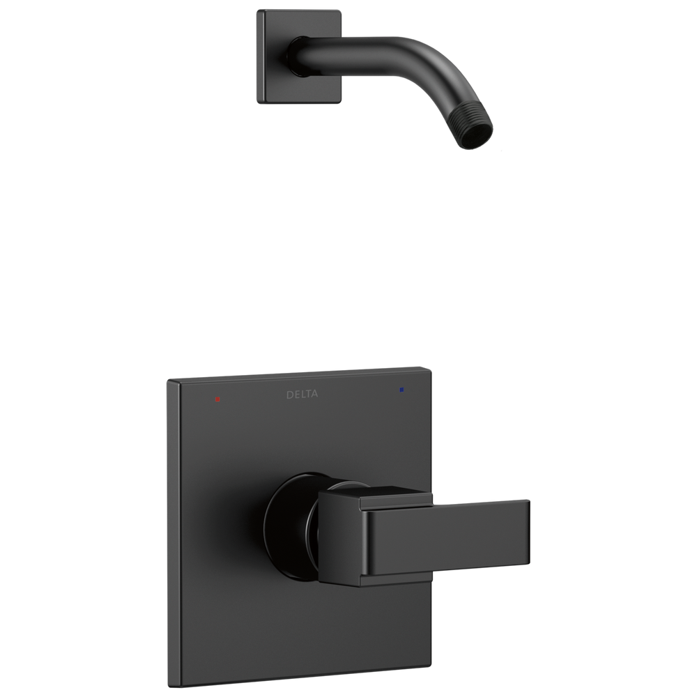 Delta - Monitor® 14 Series Shower Trim - Less Head - Matte Black - T14267-BLLHD