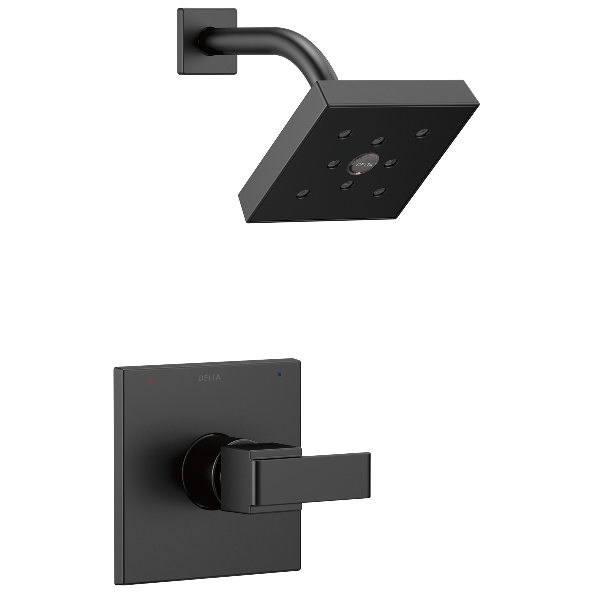 Delta - Monitor® 14 Series H2Okinetic® Shower Trim - Matte Black - T14267-BL