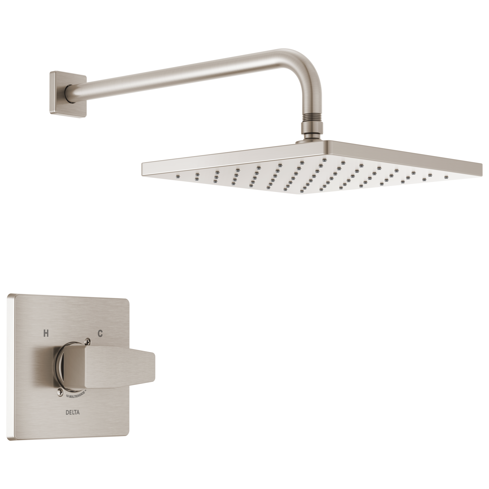 Delta - Monitor 14 Series Shower Trim - Spotshield Brushed Nickel - T14268-SP-PP