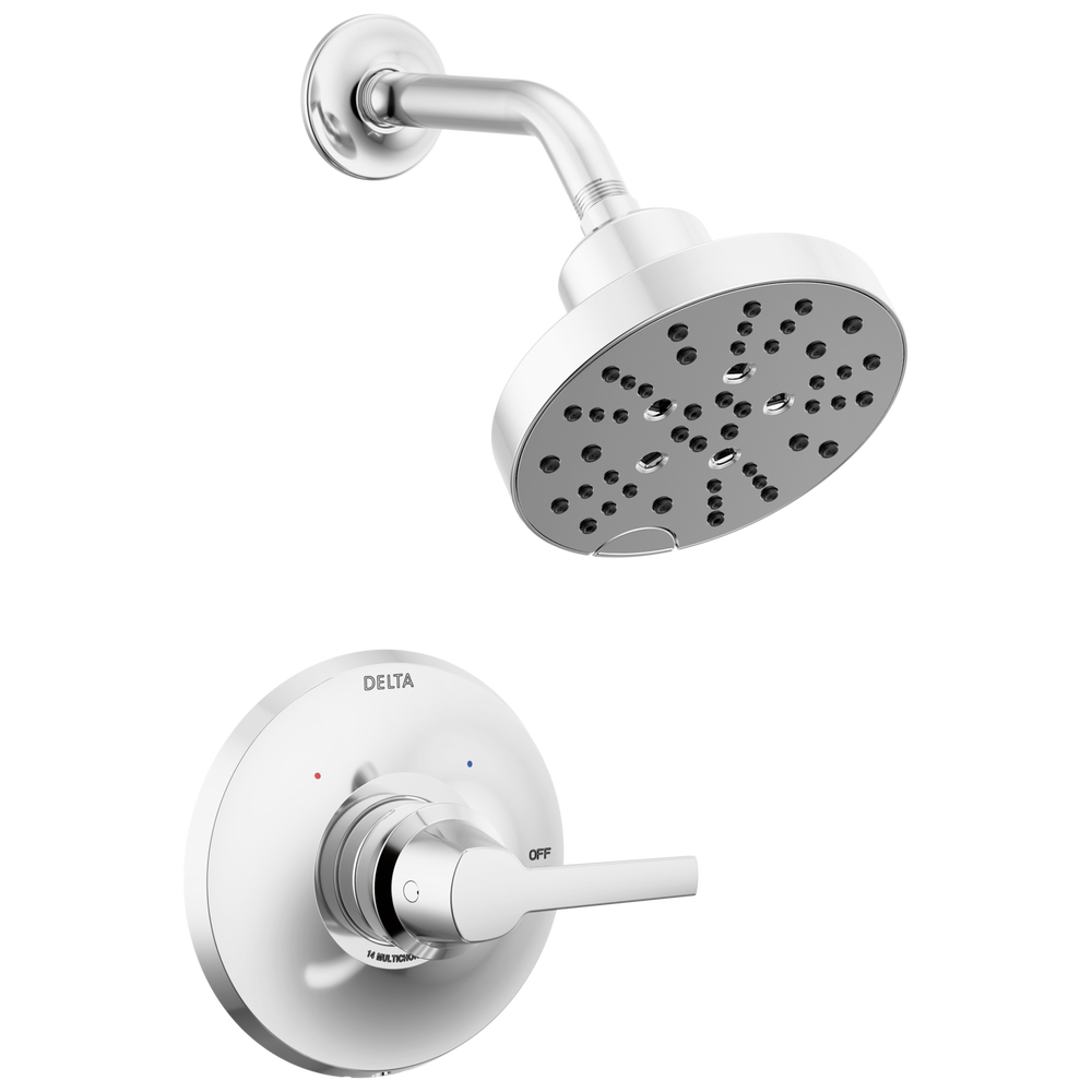 Delta - 14 Series Shower Trim with H2OKinetic - Lumicoat® Chrome - T14272-PR