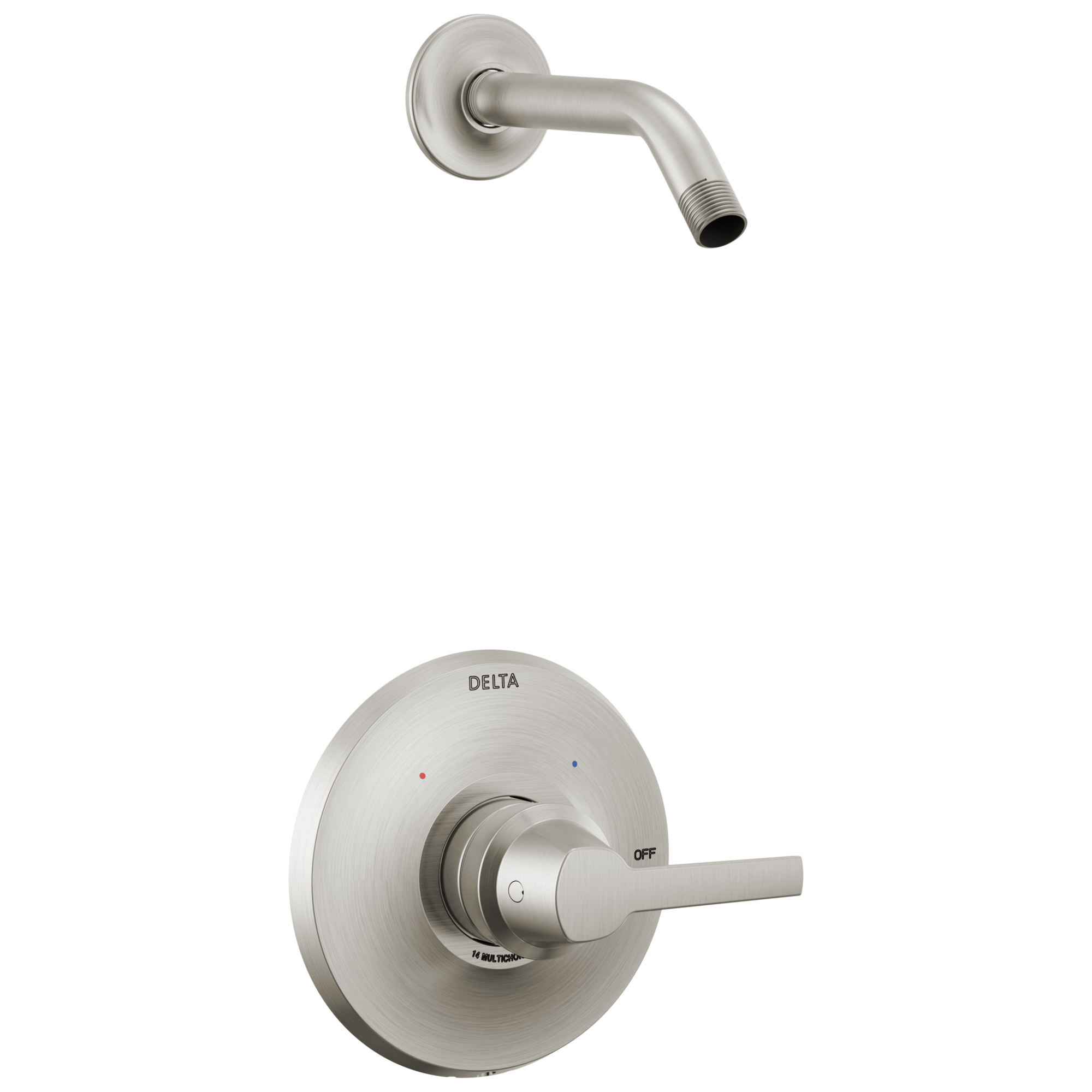 Delta - 14 Series Shower Trim - Less Head - Lumicoat® Stainless - T14272-SS-PR-LHD