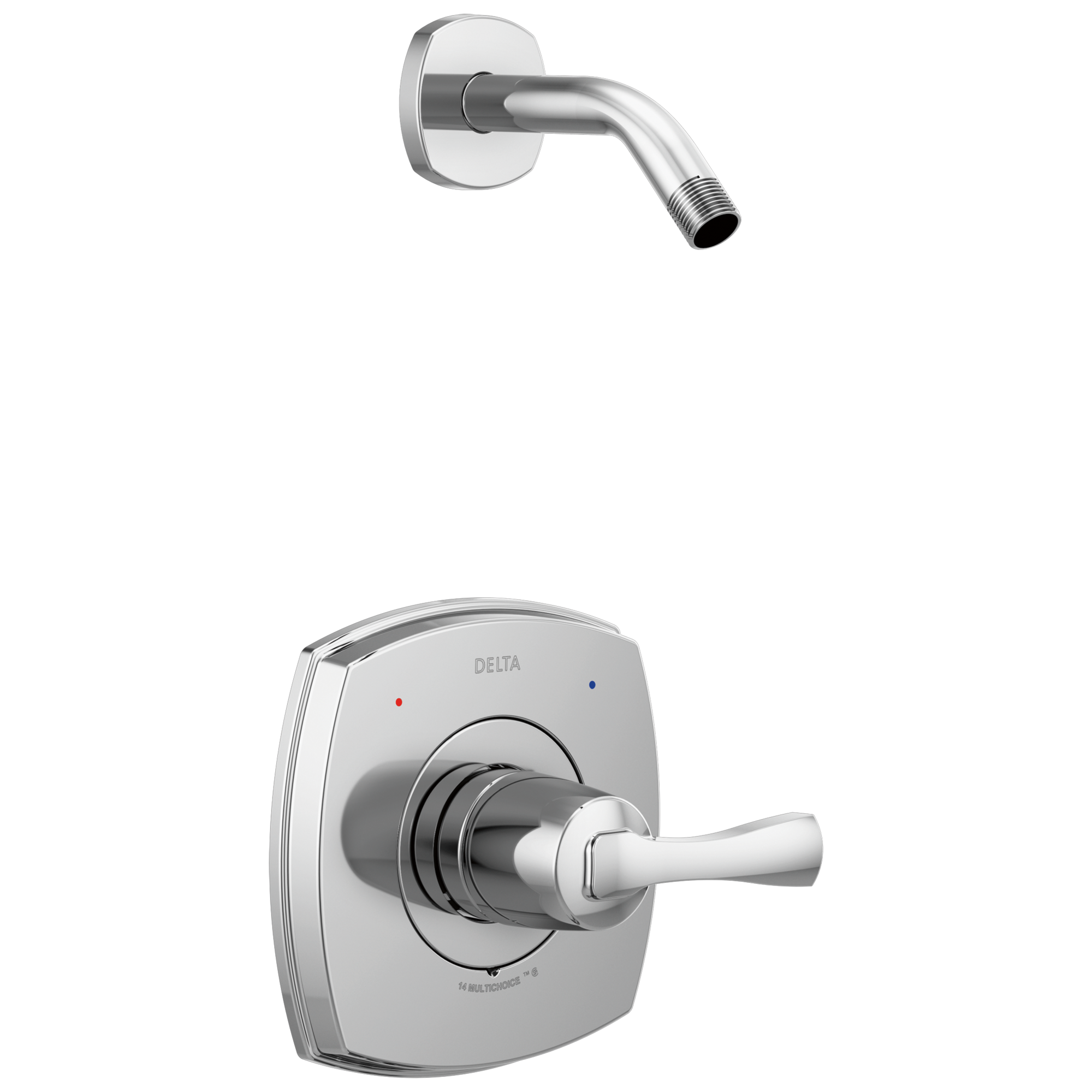 Delta - 14 Series Shower Only Less Head - Chrome - T14276-LHD