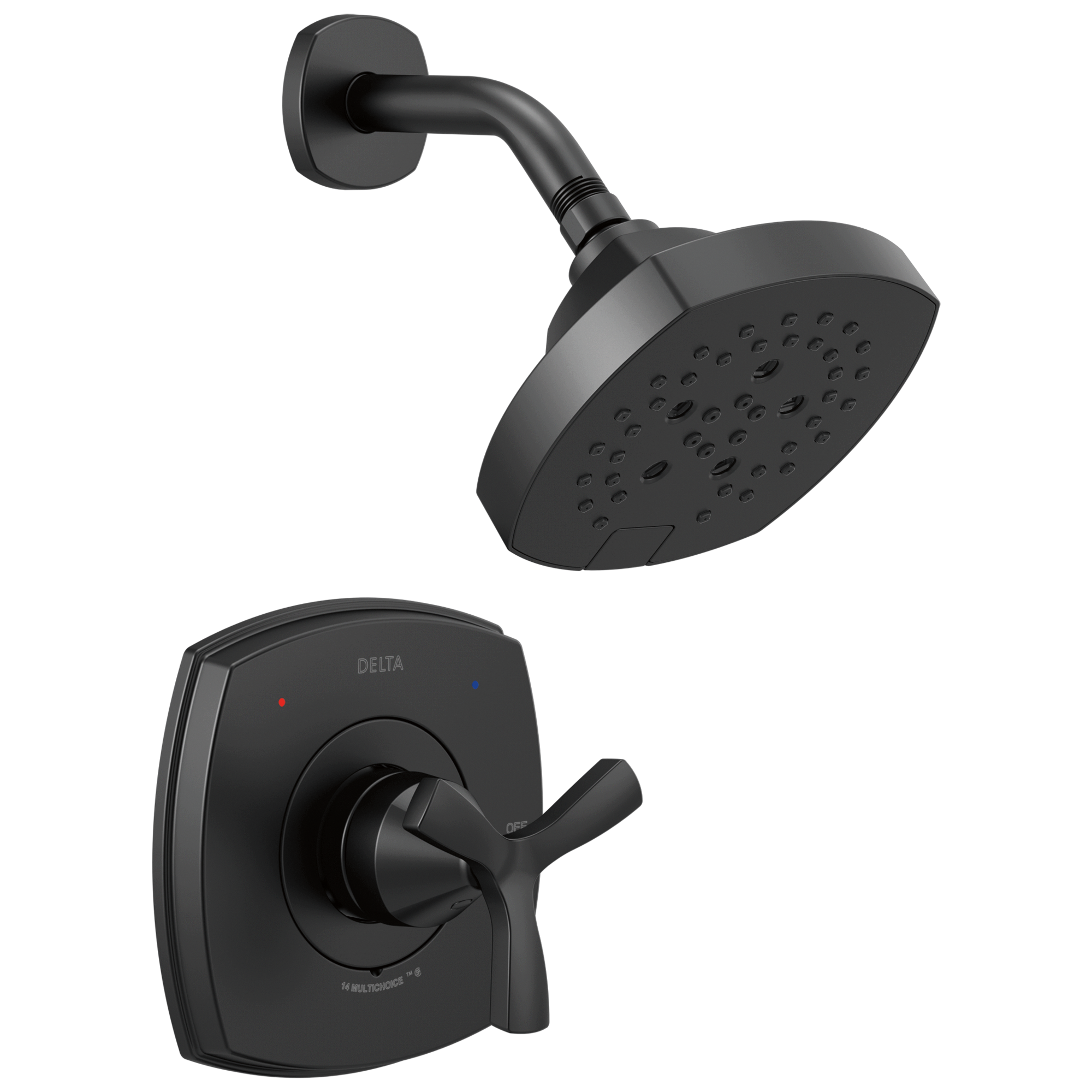 Delta - 14 Series Shower Only - Matte Black - T142766-BL