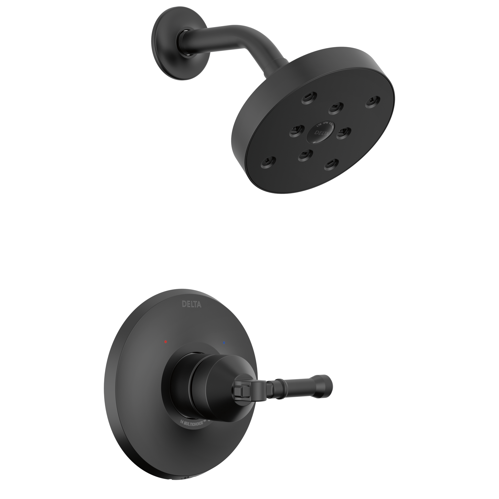 Delta - 14 Series Shower Trim - Matte Black - T14284-BL