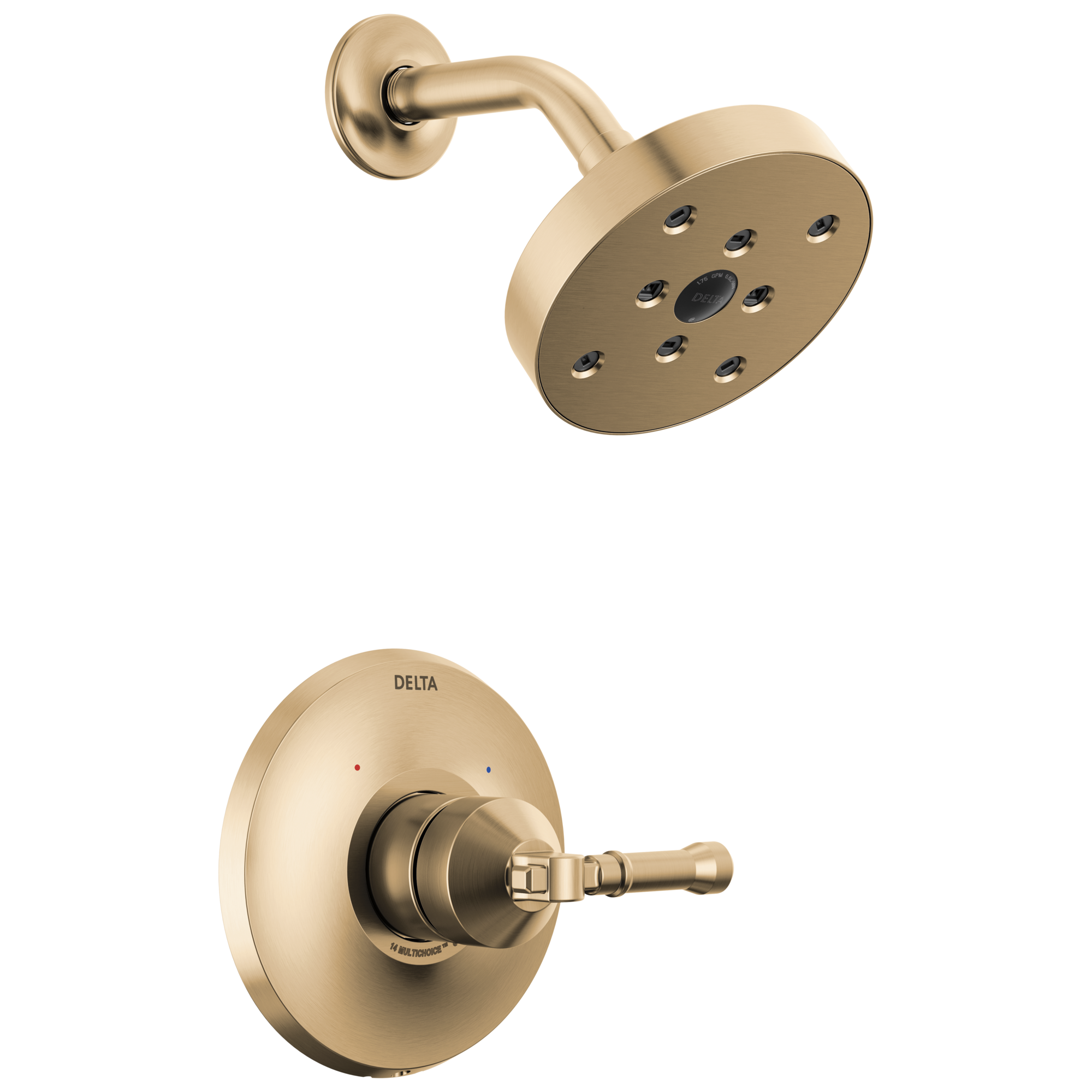 Delta - 14 Series Shower Trim - Lumicoat® Champagne Bronze - T14284-CZ-PR