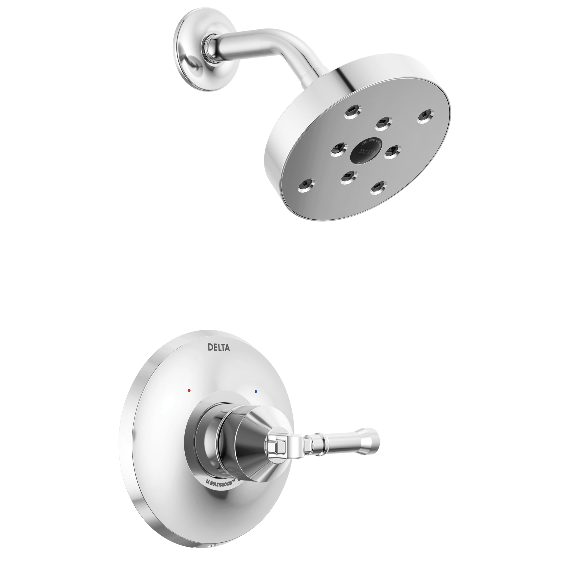 Delta - 14 Series Shower Trim - Lumicoat® Chrome - T14284-PR