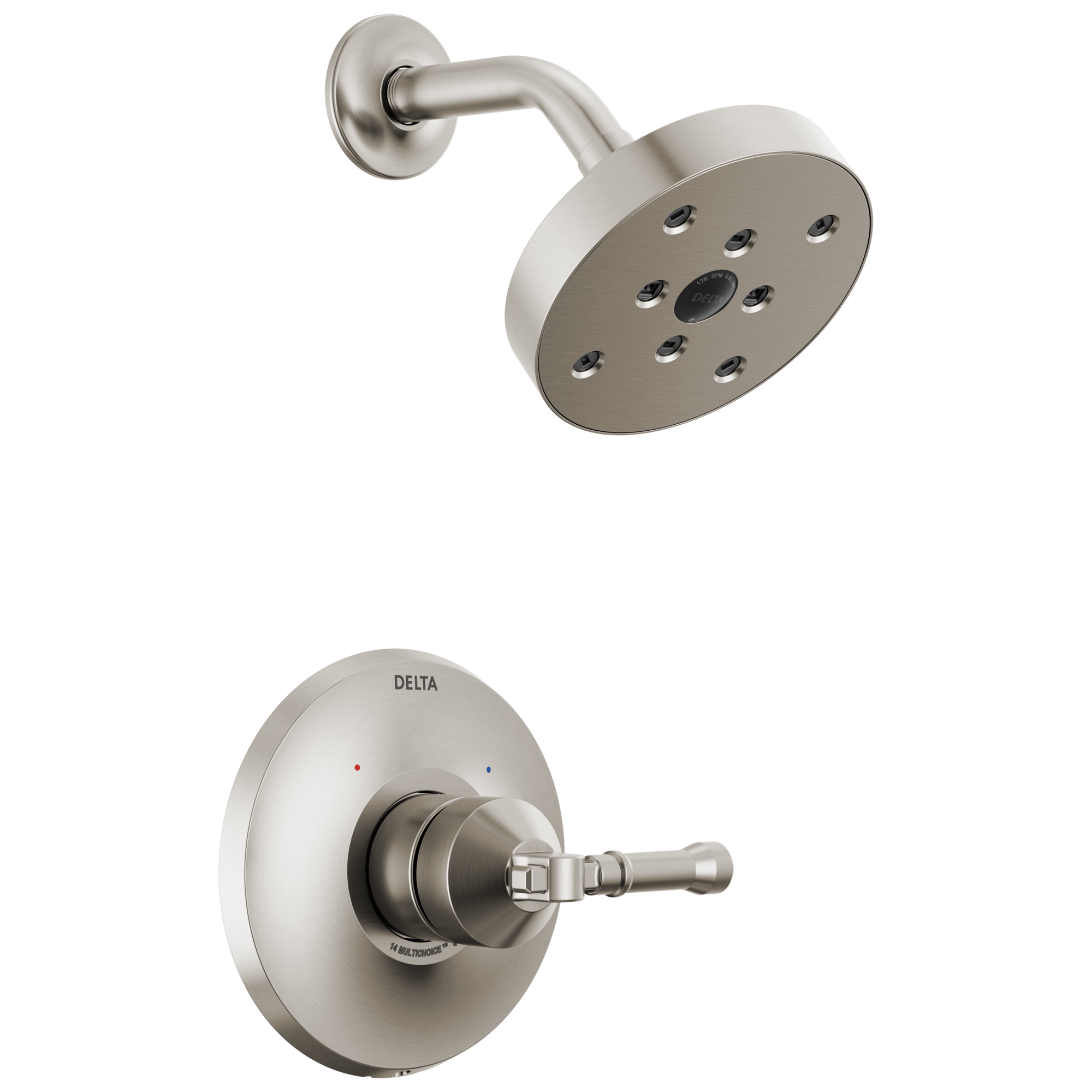 Delta - 14 Series Shower Trim - Lumicoat® Stainless - T14284-SS-PR