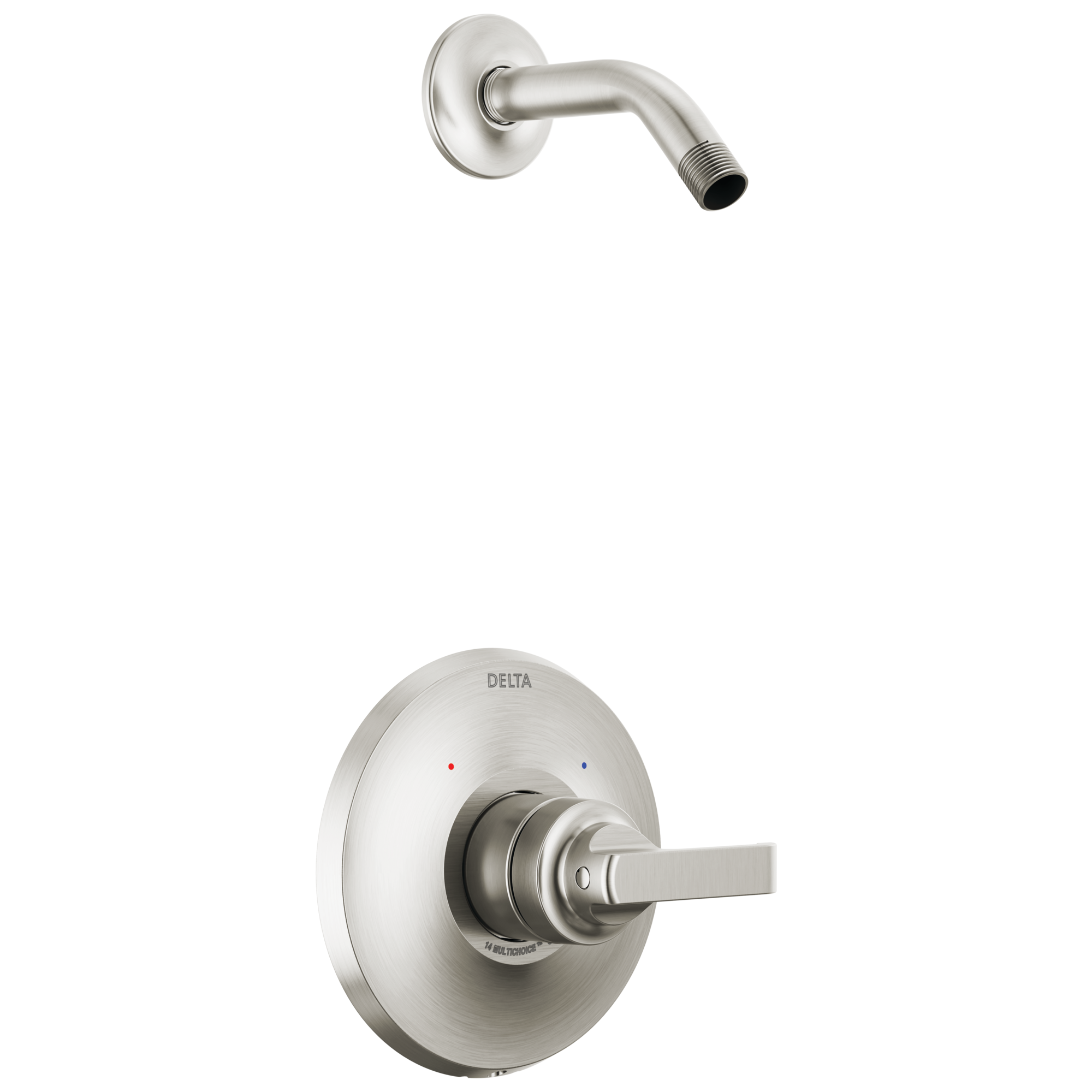 Delta - 14 Series Shower Trim - Less Head - Lumicoat® Stainless - T14289-SS-PR-LHD