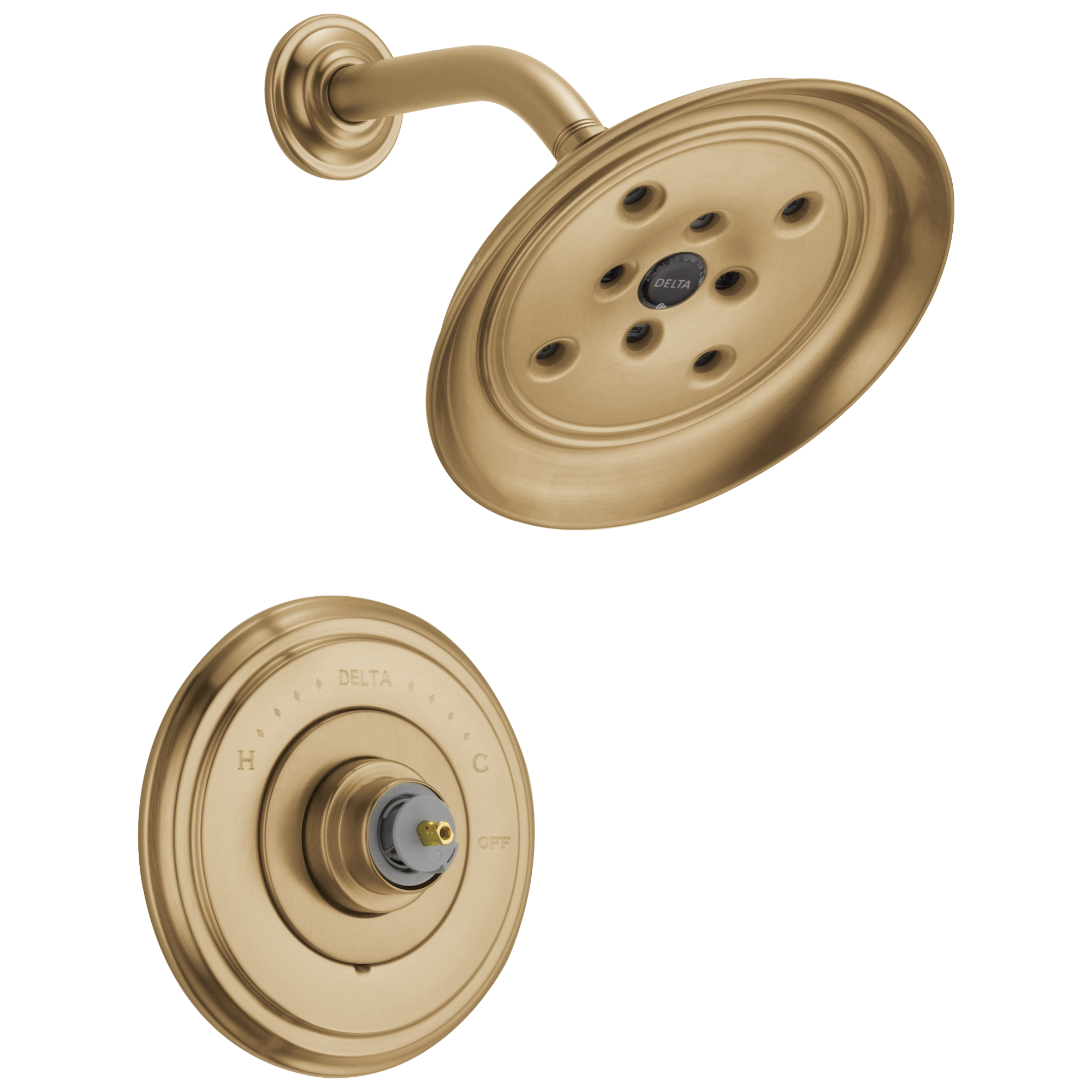 Delta - Monitor® 14 Series H2OKinetic® Shower Trim - Less Handle - Champagne Bronze - T14297-CZLHP