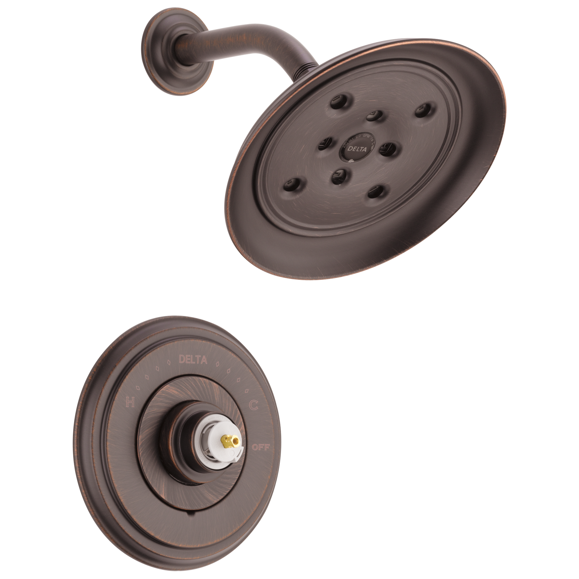 Delta - Monitor® 14 Series H2OKinetic® Shower Trim - Less Handle - Venetian Bronze - T14297-RBLHP