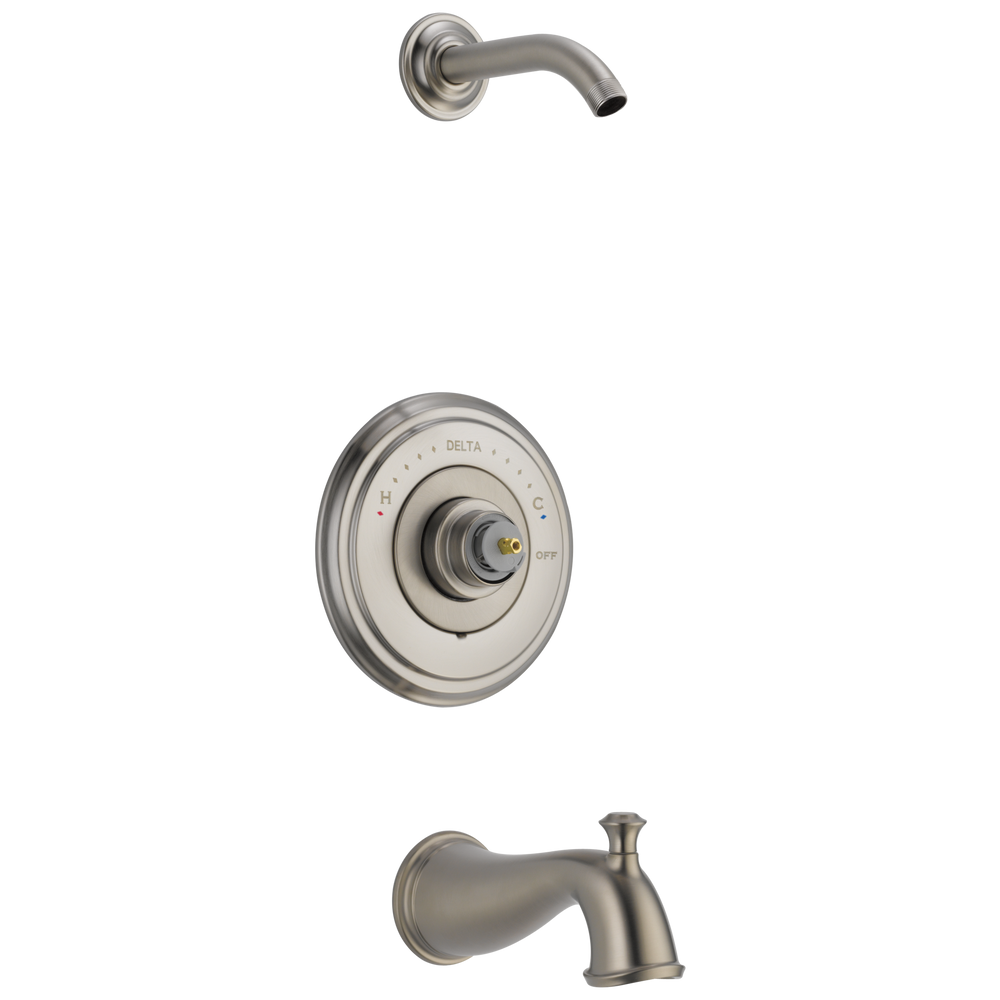 Delta - Monitor® 14 Series Shower Trim - Less Handle - Less Head - Stainless - T14297-SSLHP-LHD