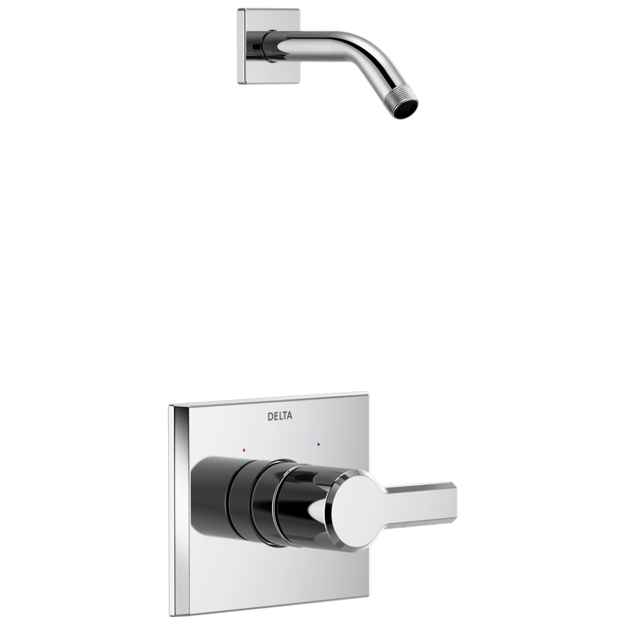 Delta - Monitor® 14 Series Shower Trim - Less Head - Lumicoat® Chrome - T14299-PR-LHD