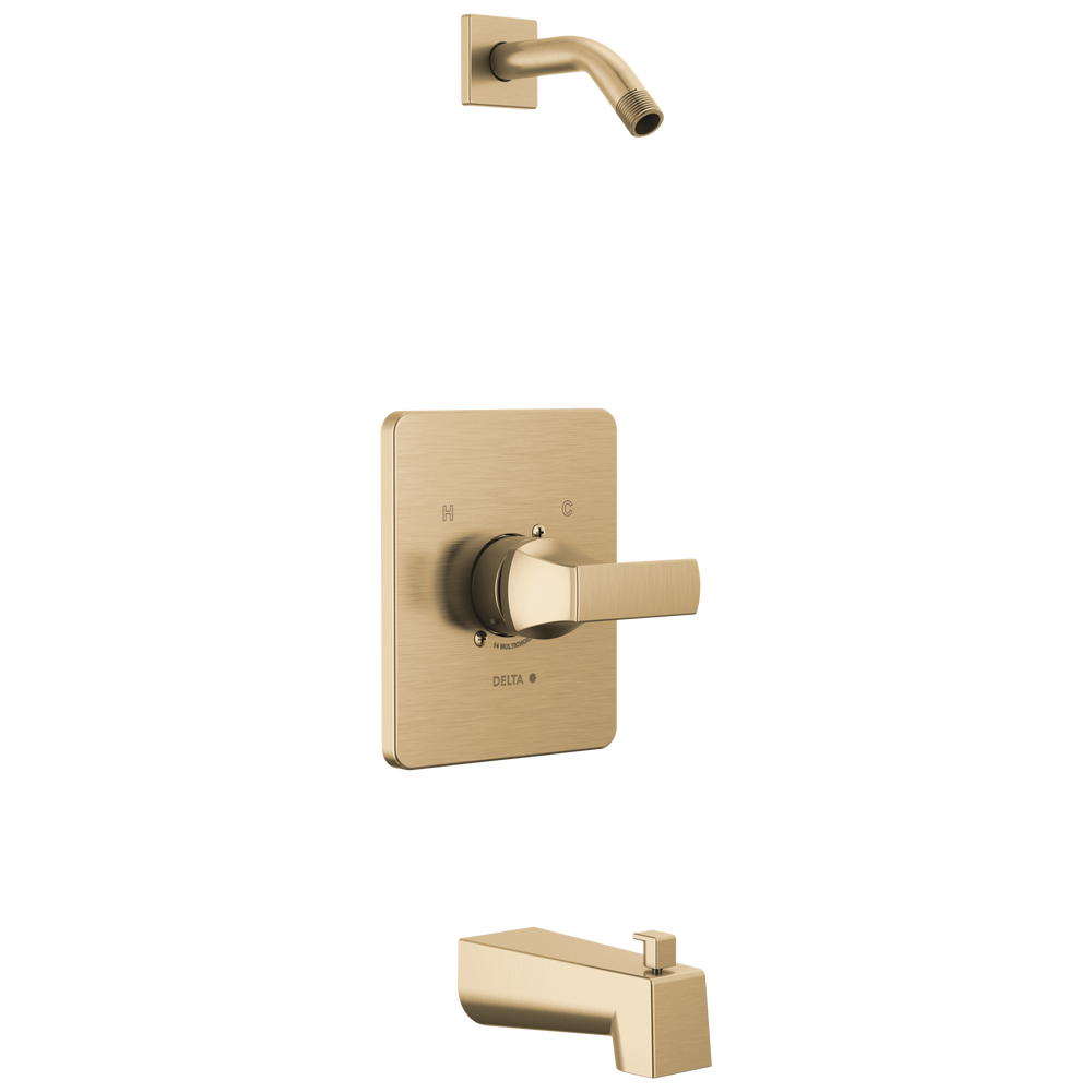 Delta - Monitor 14 Series Tub & Shower - Less Head - Champagne Bronze - T14437-CZLHD