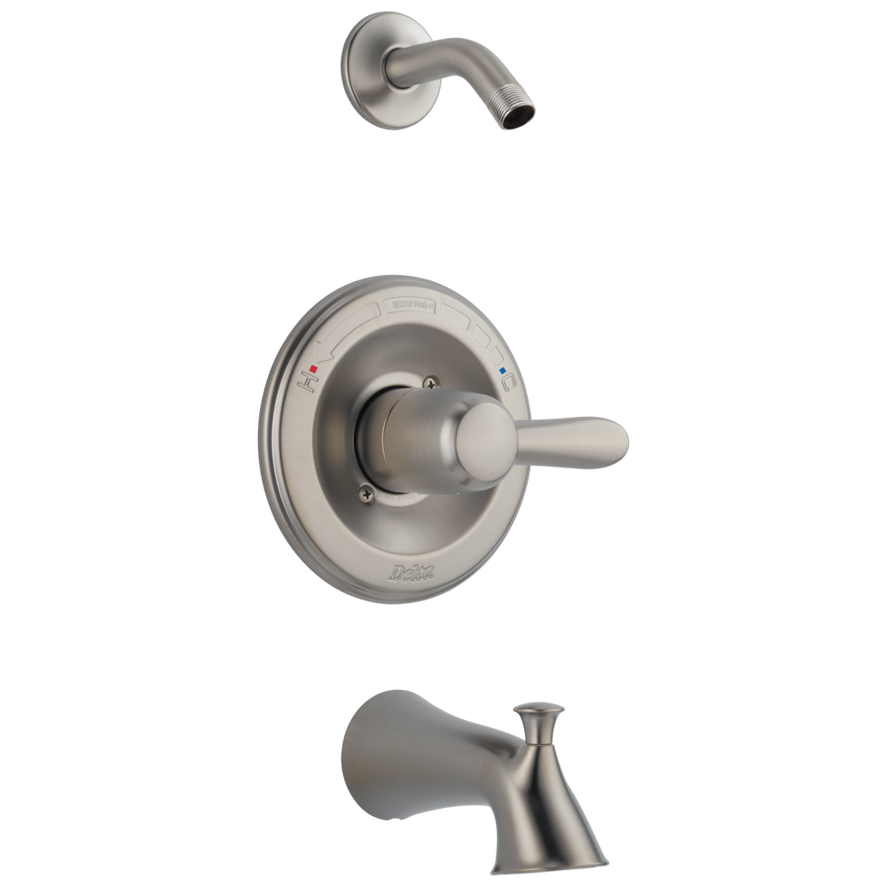 Delta - Monitor® 14 Series Tub & Shower Trim - Less Head - Stainless - T14438-SSLHD