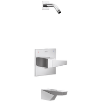 Delta - 14 Series Shower Only - LHD - Lumicoat® Chrome - T14443-PR-LHD