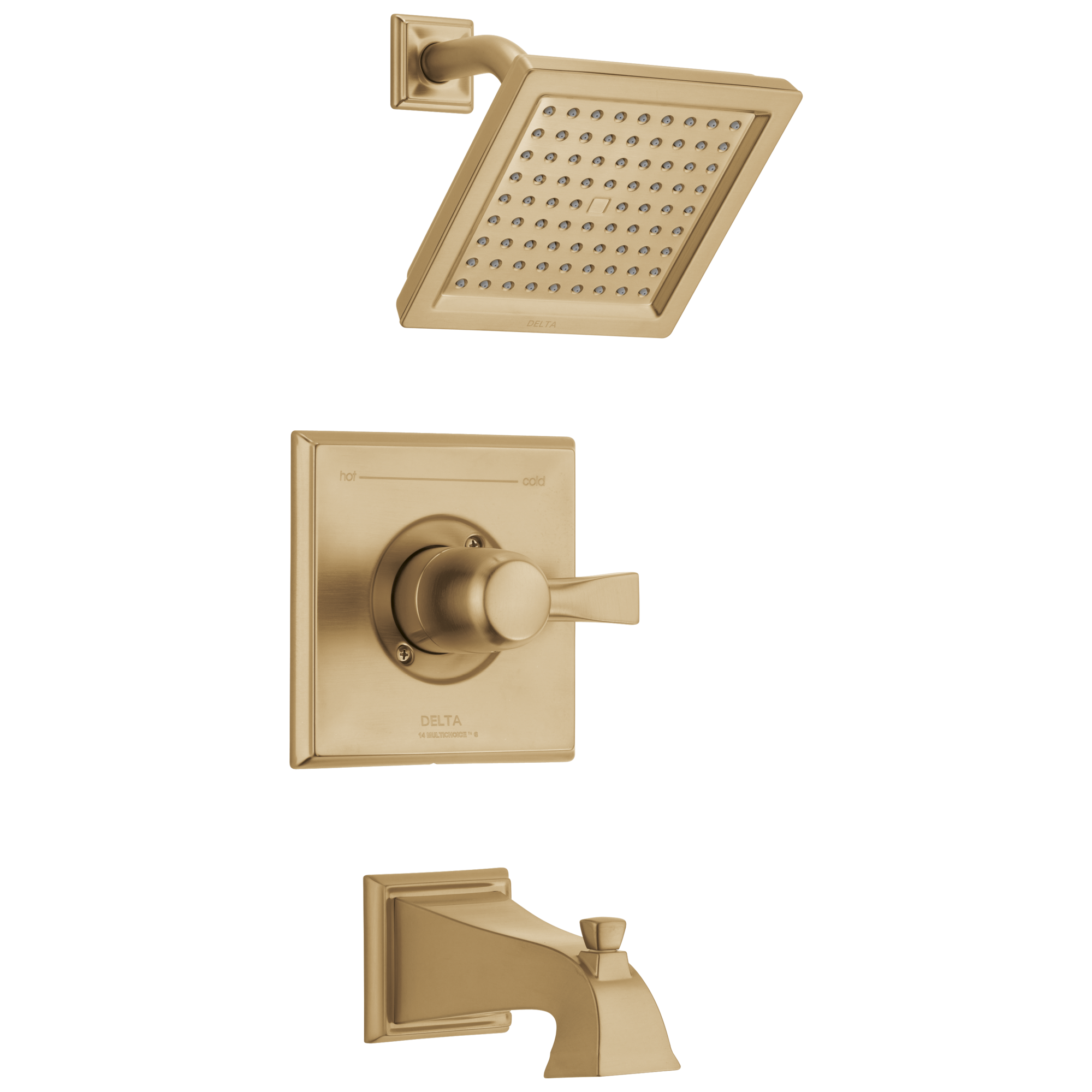 Delta - Monitor® 14 Series Tub & Shower Trim - Champagne Bronze - T14451-CZ-WE