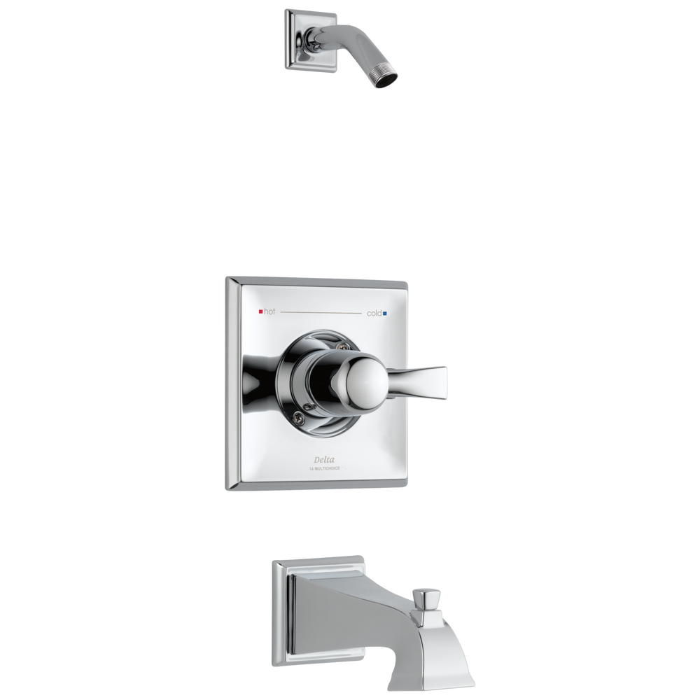 Delta - Monitor® 14 Series Tub & Shower Trim - Less Head - Chrome - T14451-LHD