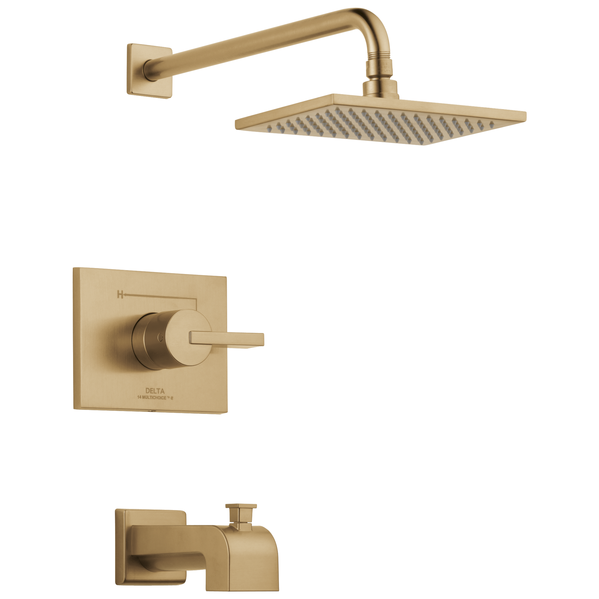 Delta - Monitor® 14 Series Tub & Shower Trim - Champagne Bronze - T14453-CZ